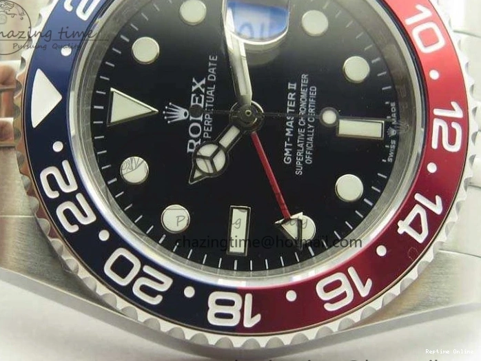 0402 GMT-Master II 126710 BPF BLRO SS Black Dial On SS Jubilee Bracelet A Youthful 3483